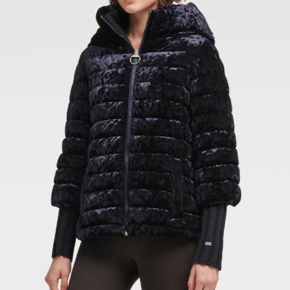 dkny velour puffer jacket Cinosural International School